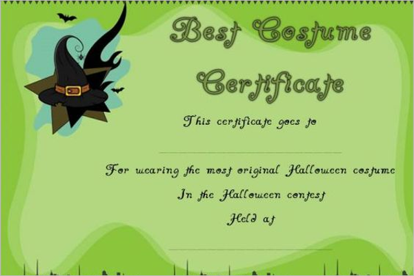 18+ Halloween Certificate Templates Free Printable, Word Designs