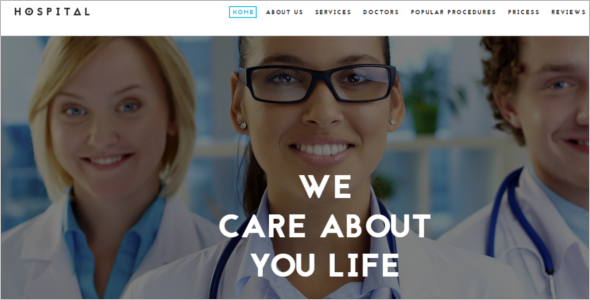 Hospital Website Template
