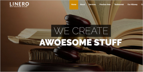 Lawer's Website Template