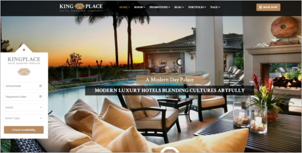 Luxury Hotel WordPress Theme