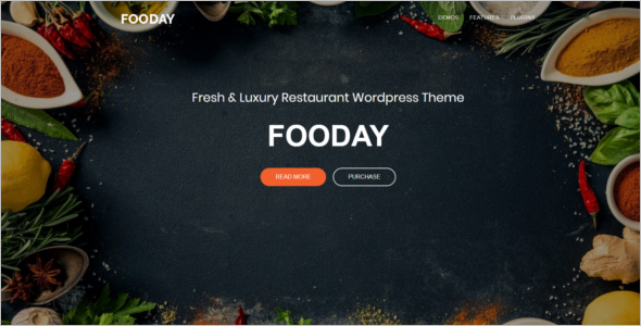Luxury Restaurant WordPress Theme