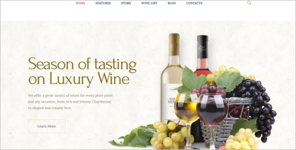 Luxury Wine WordPress Theme