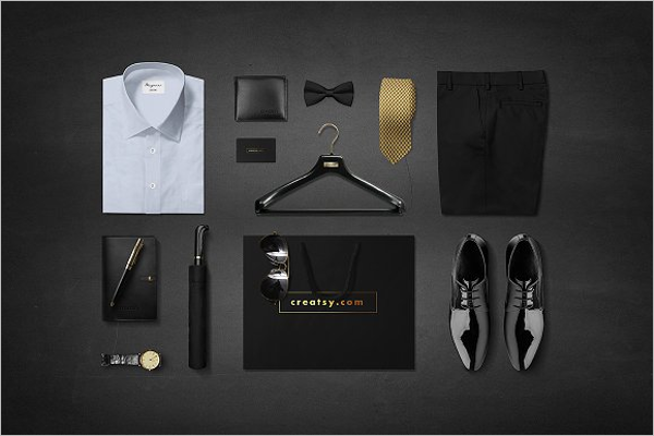 Men Fashion Mockup Template