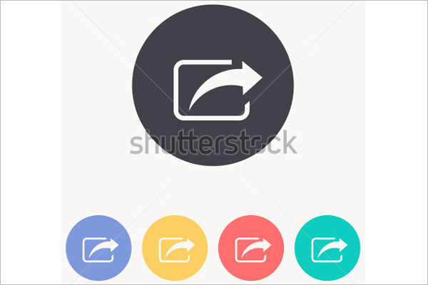 Model Share Icon Design