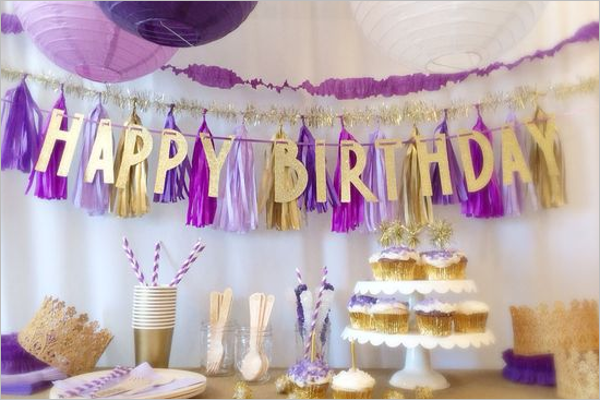 ModernÂ Birthday Party Decoration