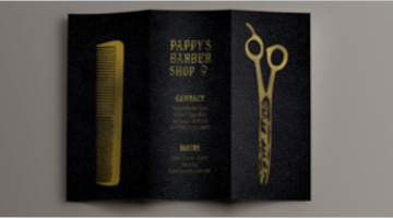Modern Hair Salon Brochure Templates