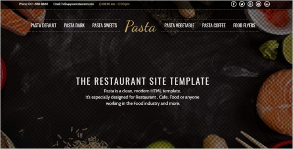ModernÂ Restaurant Website Template