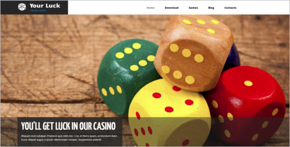 Online Casino Drupal Template