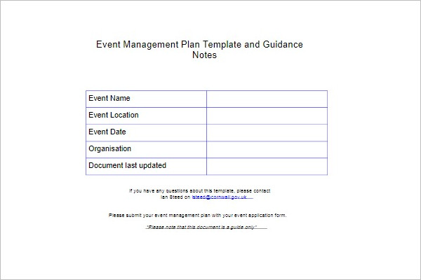 Party Management Template