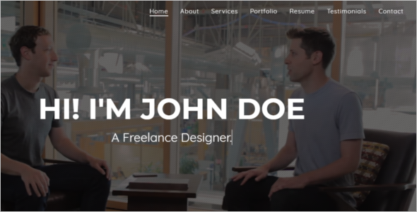 Personal Blog Website Theme