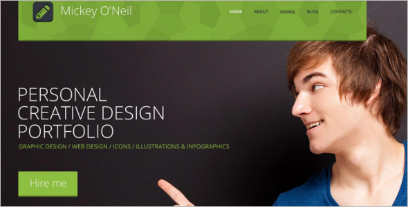 Personal Page Website Template