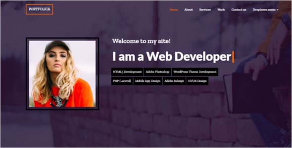 46+ Best Personal Website Templates Free Themes | Creativetemplate