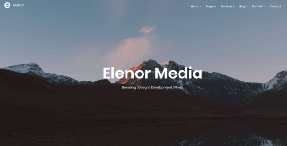 Portfolio Website Template Bootstrap