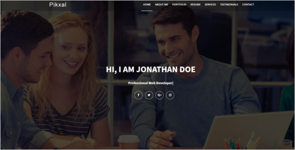Portfolio Website WordPress Theme