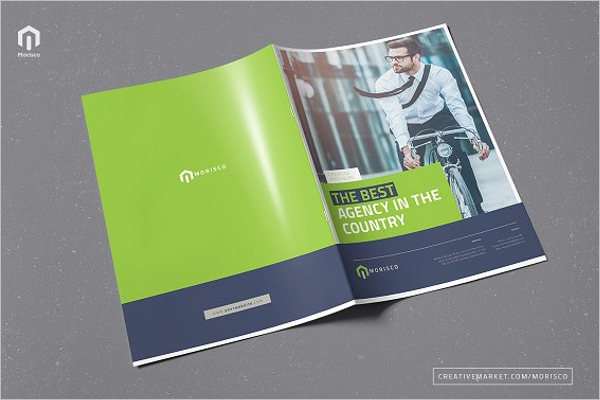 Realistic College Brochure Template