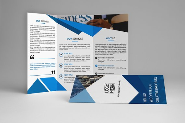 Realistic Company Brochure Template