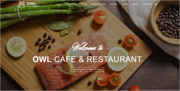 Restaurant Business Website Template