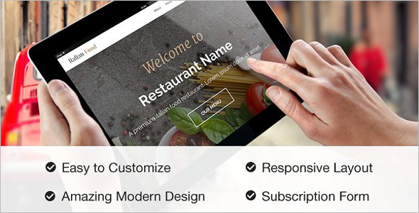 Restaurant Site Template