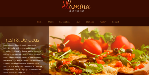 Restaurant Website Template