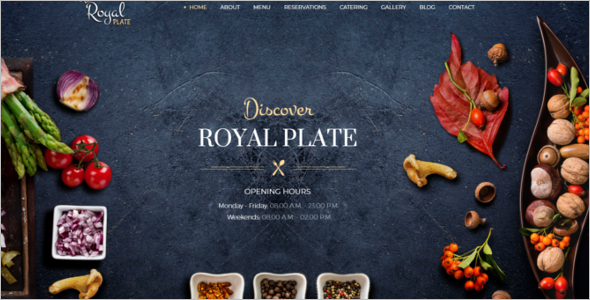RoyalÂ Restaurant Website Template