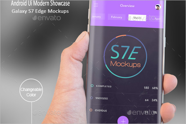 Sample Android Mobile Mockup