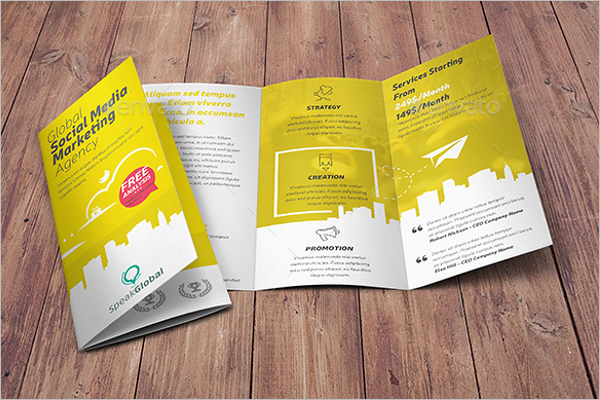 Sample Digital Brochure Template