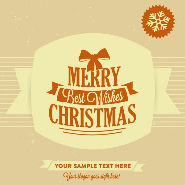 Sample Merry Christmas Design