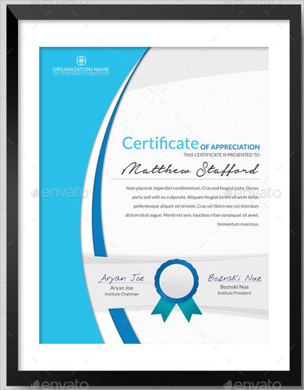 School Certificate for Student
