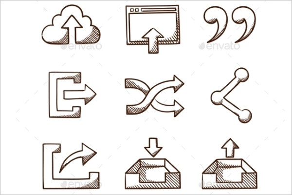 Sharing Icons Collection Design