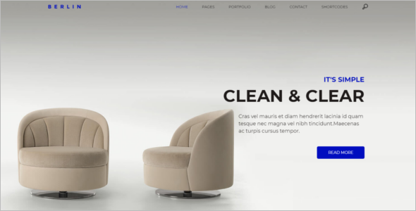Simple Company WordPress Theme