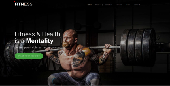 Simple Sports Website Template