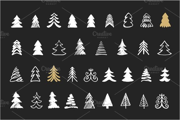 Sliver & Black Christmas Tree Idea
