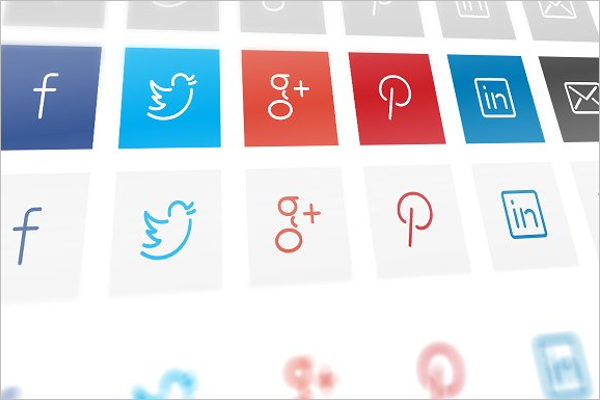 Social Sharing Icons PNG