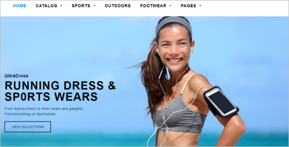 Sports Team Website Template