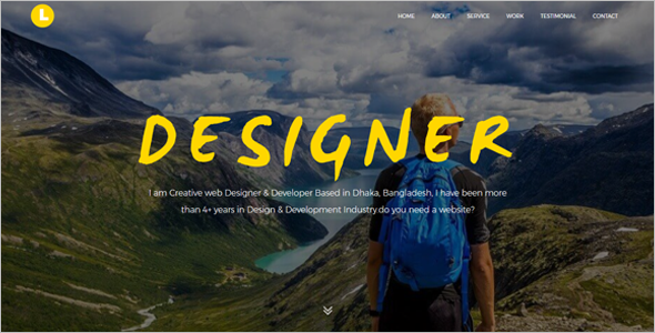 SuperÂ Personal Website Theme