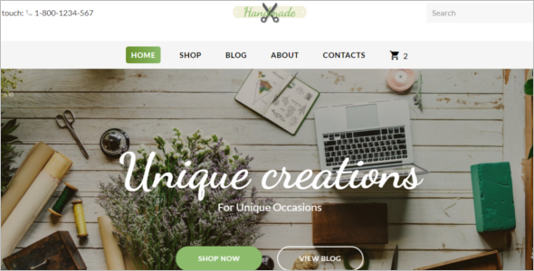 Supplies Website Template