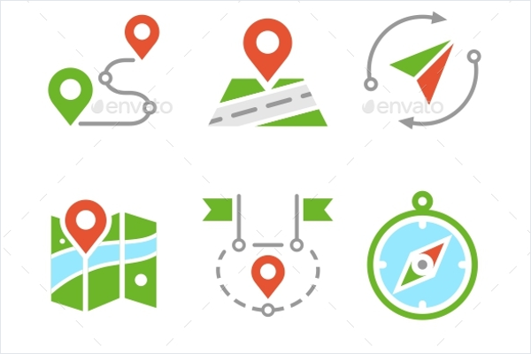 Travel Icons Vector Template