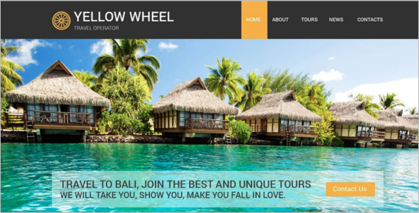 Travel Operator Website Template