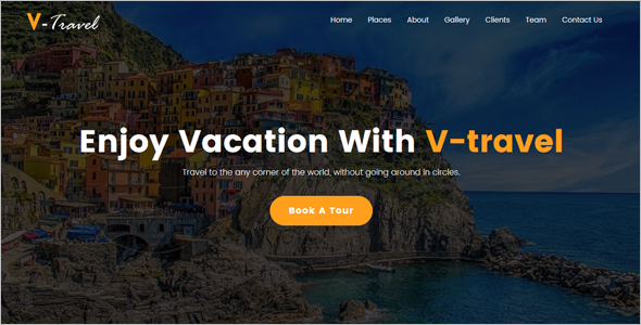 Travel Website Template