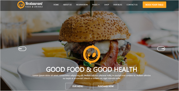 Unique Restaurant HTML Template