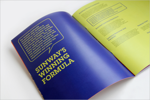 University Brochure Vector Template