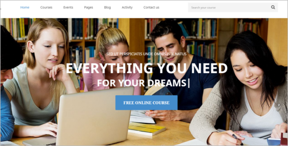 University Education WordPress Theme