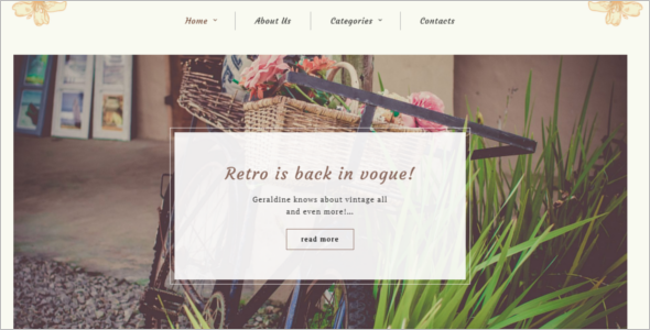Vintage Blog WordPress Theme