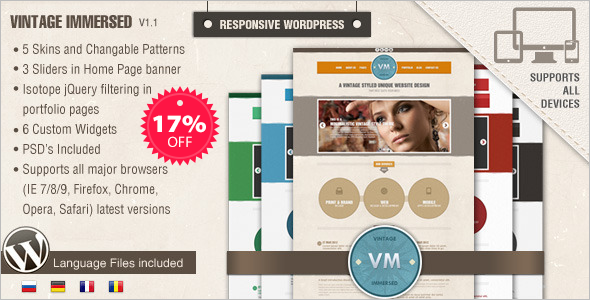 Vintage WordPress Theme