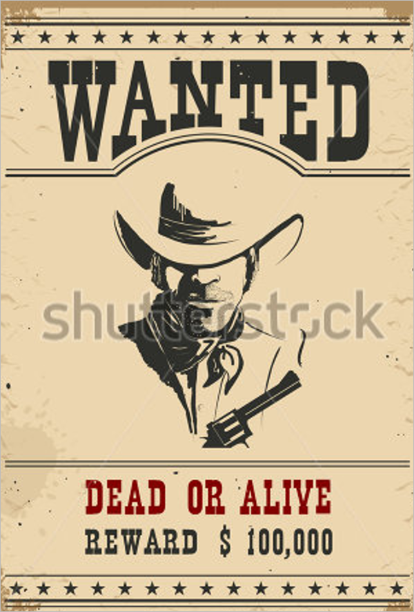 Wanted Poster Design