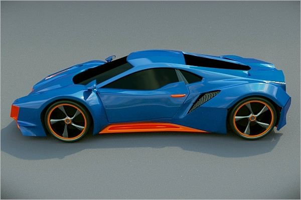 3D F1 Car Model