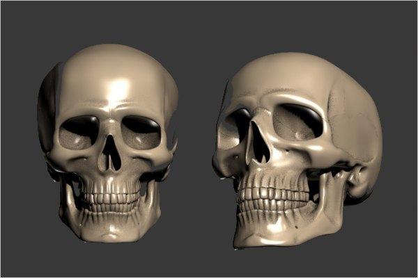 3D Scull Print Model