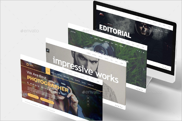 3D iMac Mockup Template