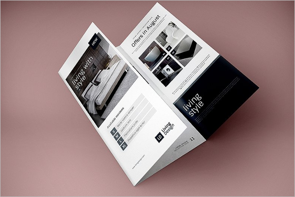 A4 Folded Leaflet Mockup