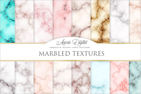 Abstract Marble Texture Design